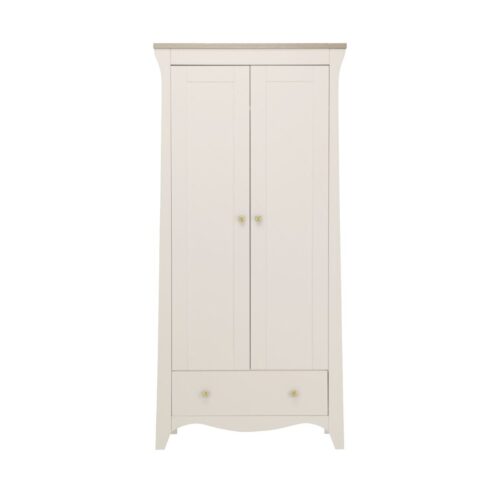 CuddleCo Clara 2 Door Nursery Wardrobe – Cashmere