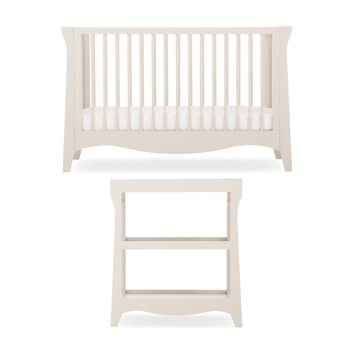 CuddleCo Clara Mini 2 Piece Nursery Furniture Set – Cashmere