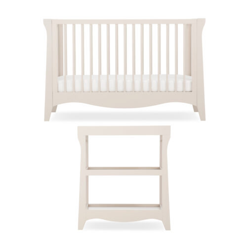 CuddleCo Clara Mini 2 Piece Nursery Furniture Set – Cashmere