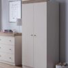 Little Acorns Burlington Double Nursery Wardrobe – Cashmere & Truffle Oak 1