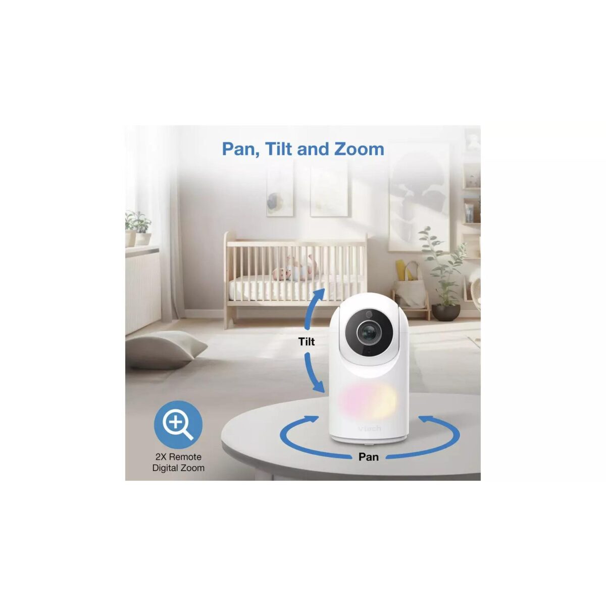 VTech VM5467 5" Video Baby Monitor | 360° Camera, Night Vision 3