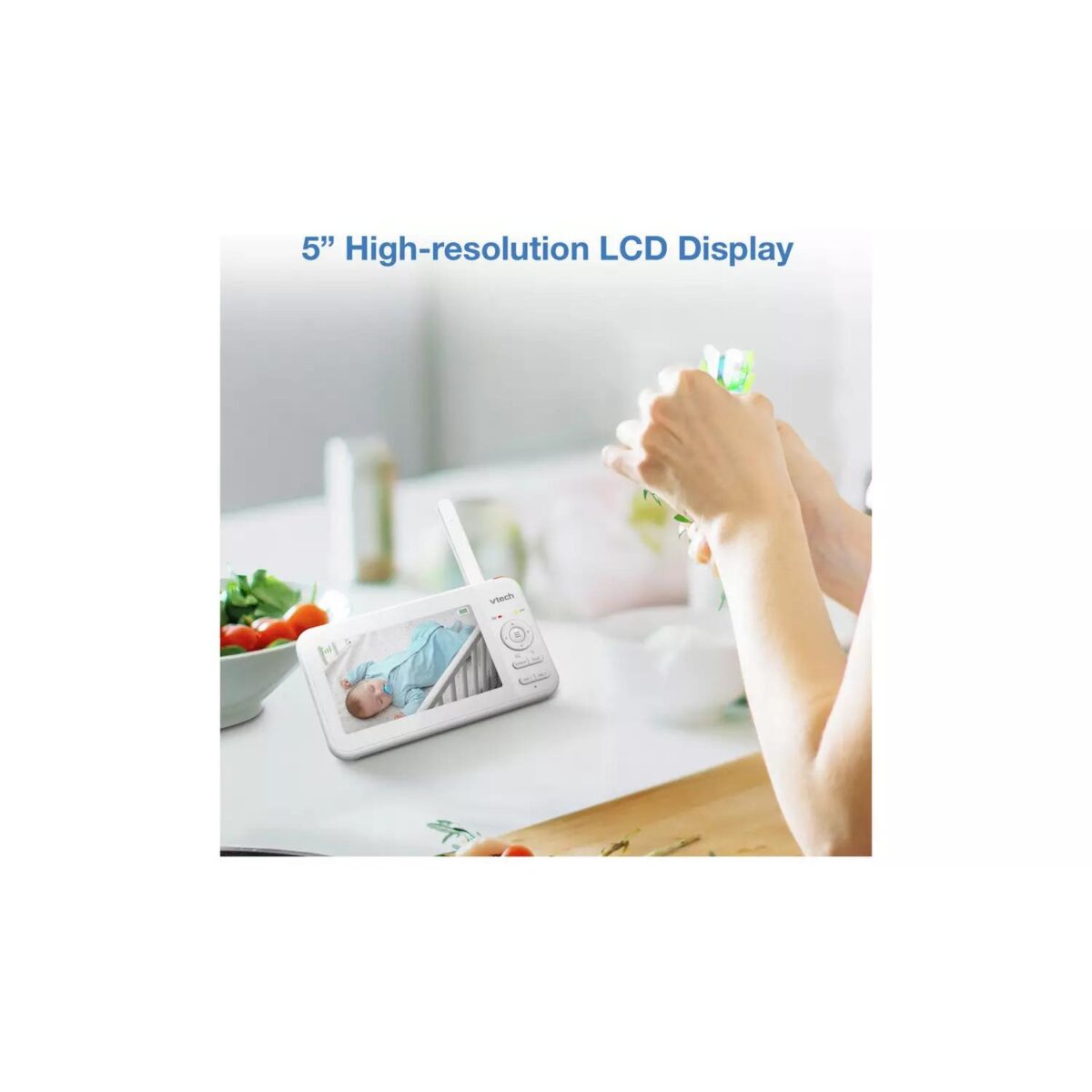 VTech VM5467 5" Video Baby Monitor | 360° Camera, Night Vision 8