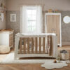 CuddleCo Ada 3 Piece Nursery Furniture Set – White & Ash 7