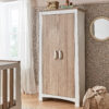 CuddleCo Ada Wardrobe – White & Ash | Nursery Storage 3