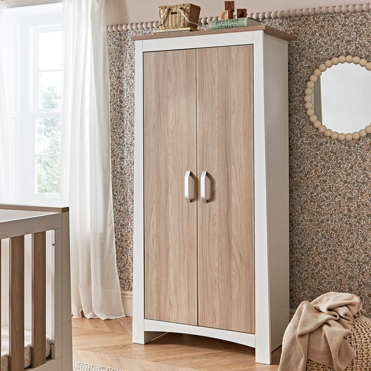 CuddleCo Ada 3 Piece Nursery Furniture Set – White & Ash 12