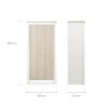 CuddleCo Ada Wardrobe – White & Ash | Nursery Storage 4
