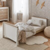 CuddleCo Ada 2 Piece Nursery Furniture Set – White & Ash | Cot Bed & Dresser Changer 3