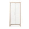 CuddleCo Lana Wardrobe – Ash & White | Nursery Storage