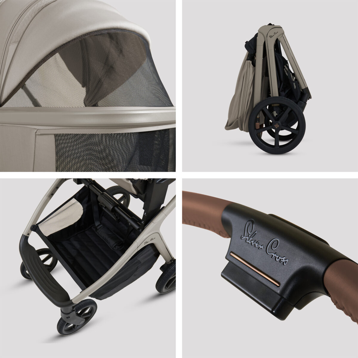 Silver Cross Cove Pushchair Bundle with Accessories – Champagne 7