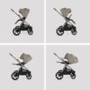 Silver Cross Cove Ultimate Travel System Bundle with Glide Plus & Base Plus 360 – Champagne 10