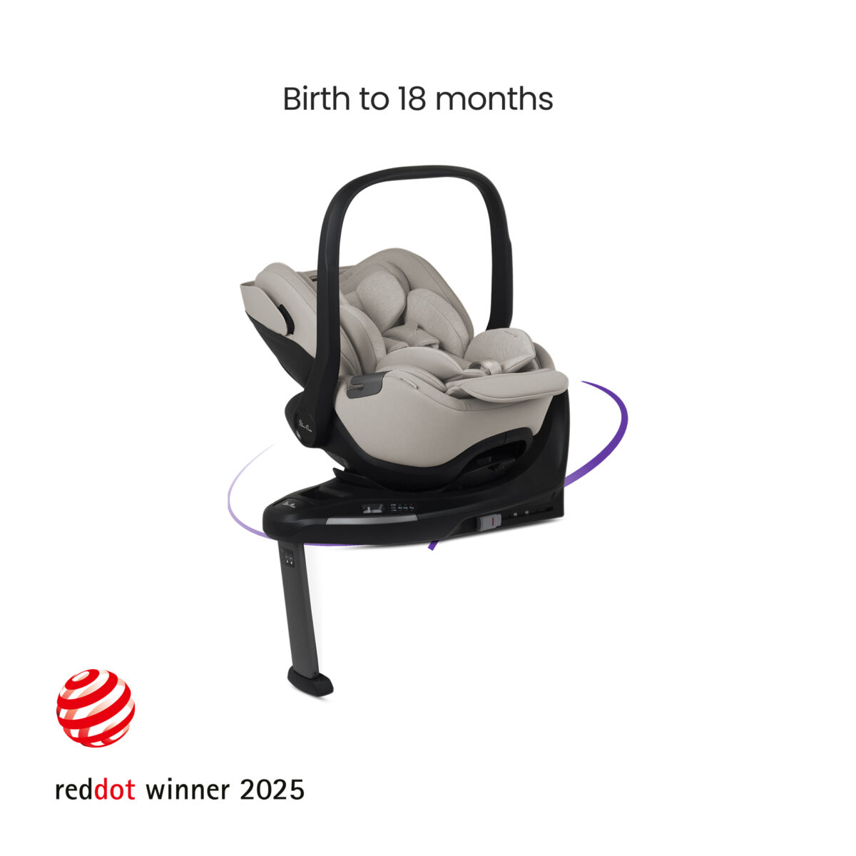 Silver Cross Cove Ultimate Travel System Bundle with Glide Plus & Base Plus 360 – Champagne 3