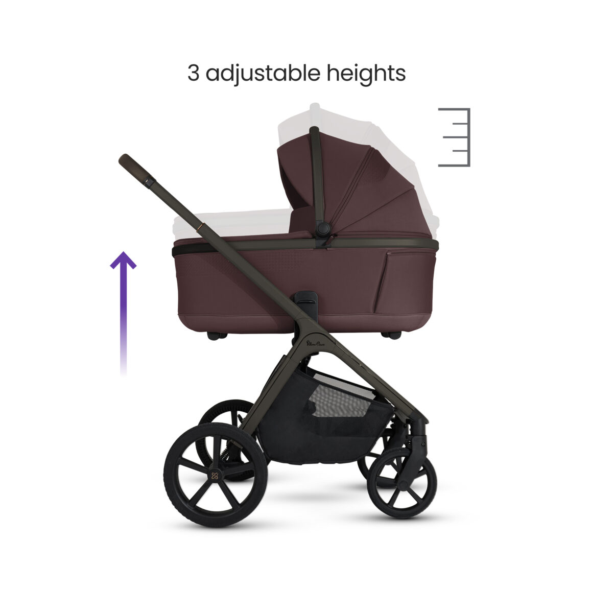 Silver Cross Cove Pushchair Bundle with Accessories – Damson 5