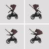 Silver Cross Cove Ultimate Travel System Bundle with Glide Plus & Base Plus 360 – Damson 7