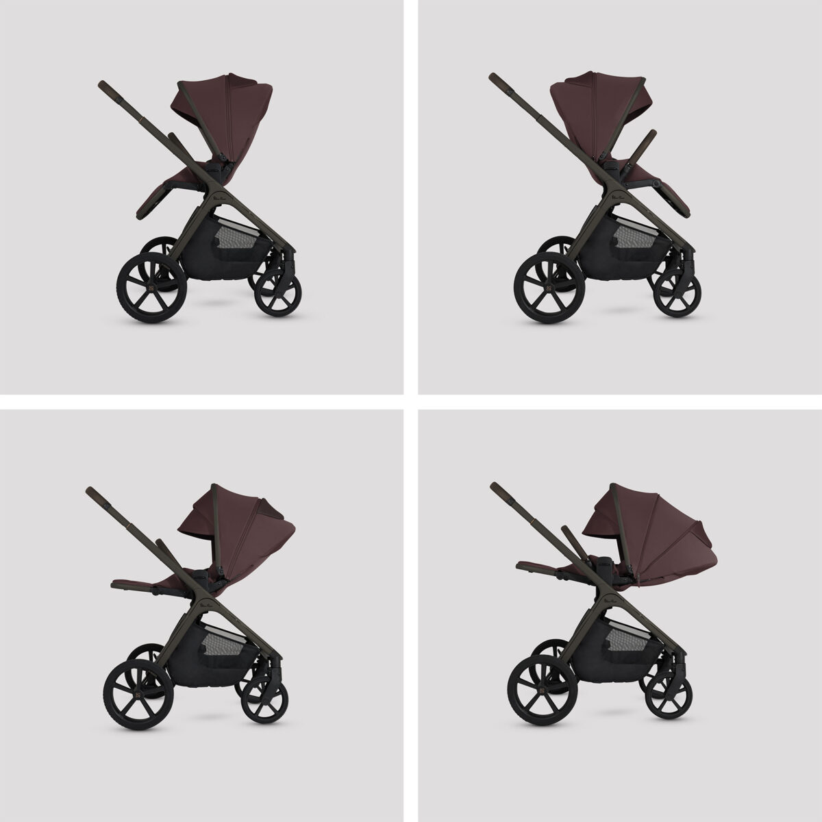 Silver Cross Cove Ultimate Travel System Bundle with Glide Plus & Base Plus 360 – Damson 7