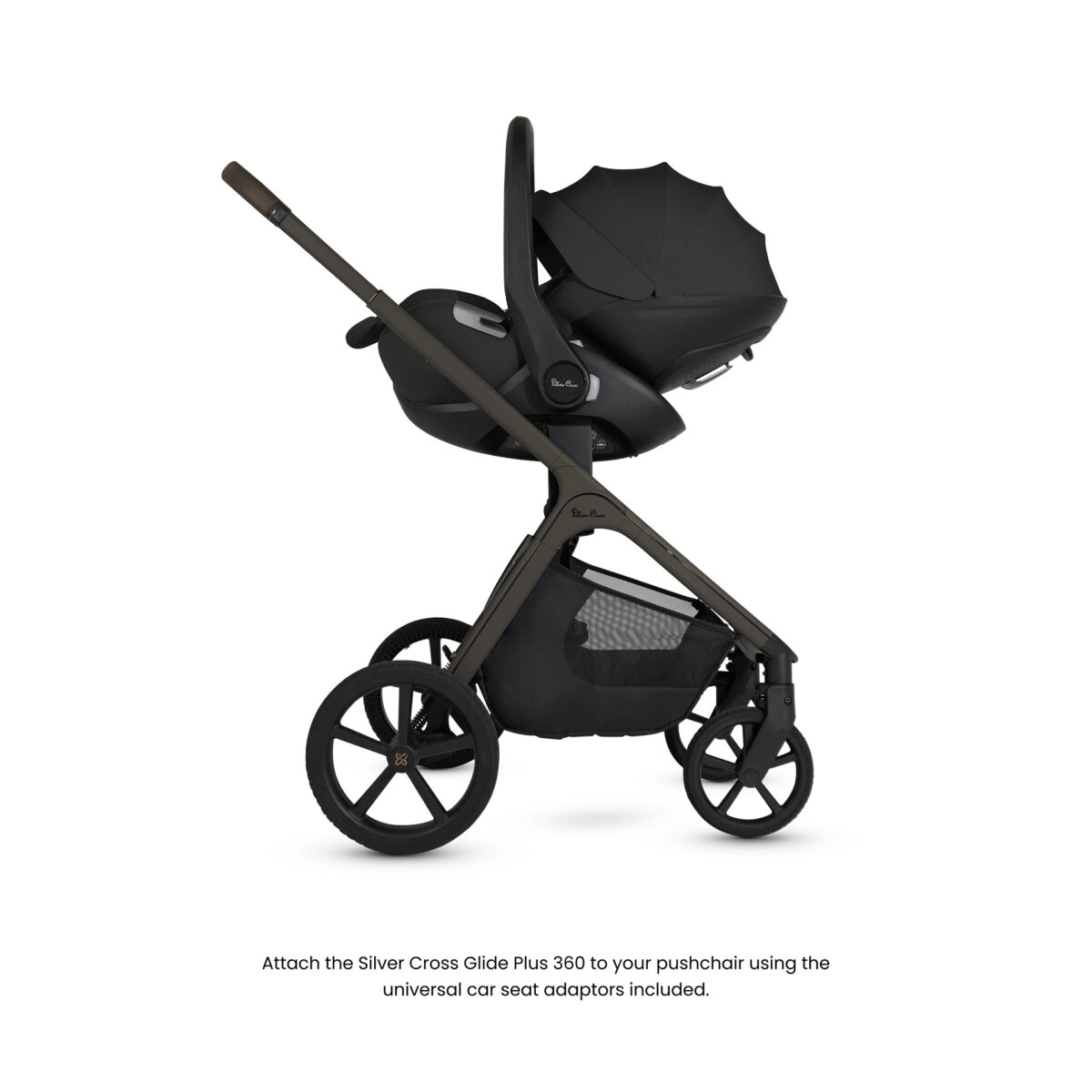Silver Cross Cove Ultimate Travel System Bundle with Glide Plus & Base Plus 360 – Damson 6