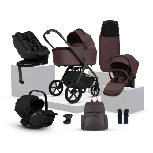 Silver Cross Cove Ultimate 360 Family Bundle inc Glide Plus, Approach Plus & Base Plus 360 – Damson
