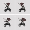 Silver Cross Cove Ultimate 360 Family Bundle inc Glide Plus, Approach Plus & Base Plus 360 – Damson 13