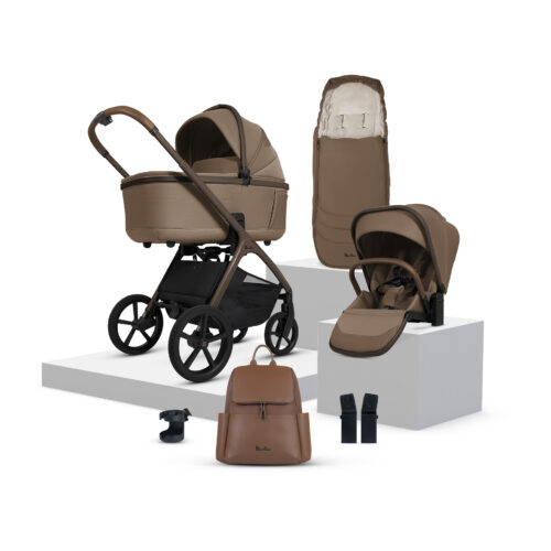 Silver Cross Cove Pushchair Bundle with Accessories – Maple