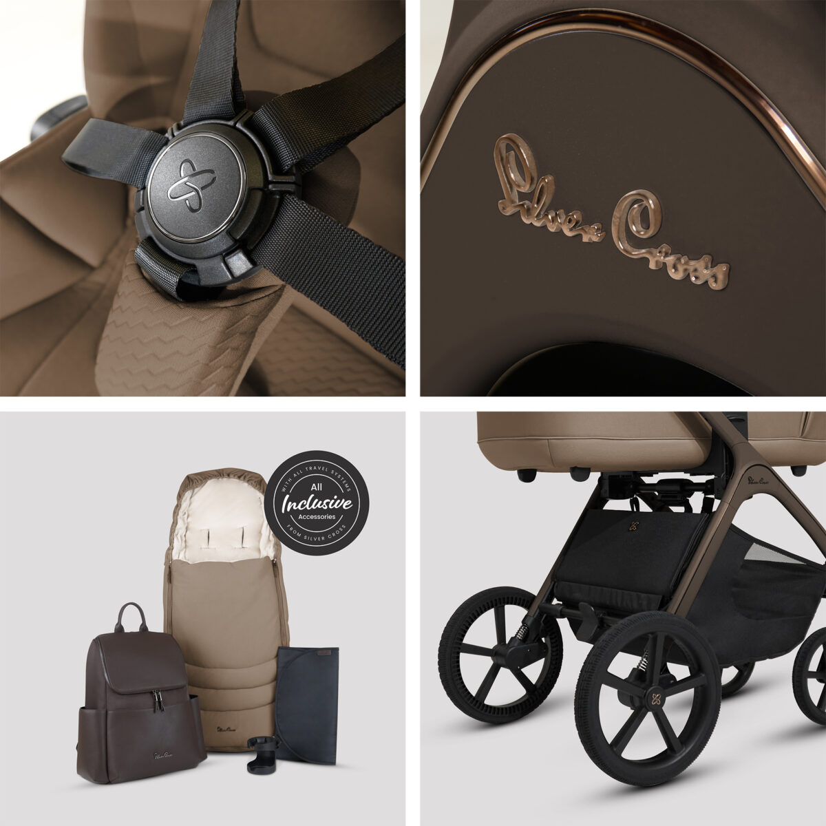 Silver Cross Cove Pushchair Bundle with Accessories – Maple 8