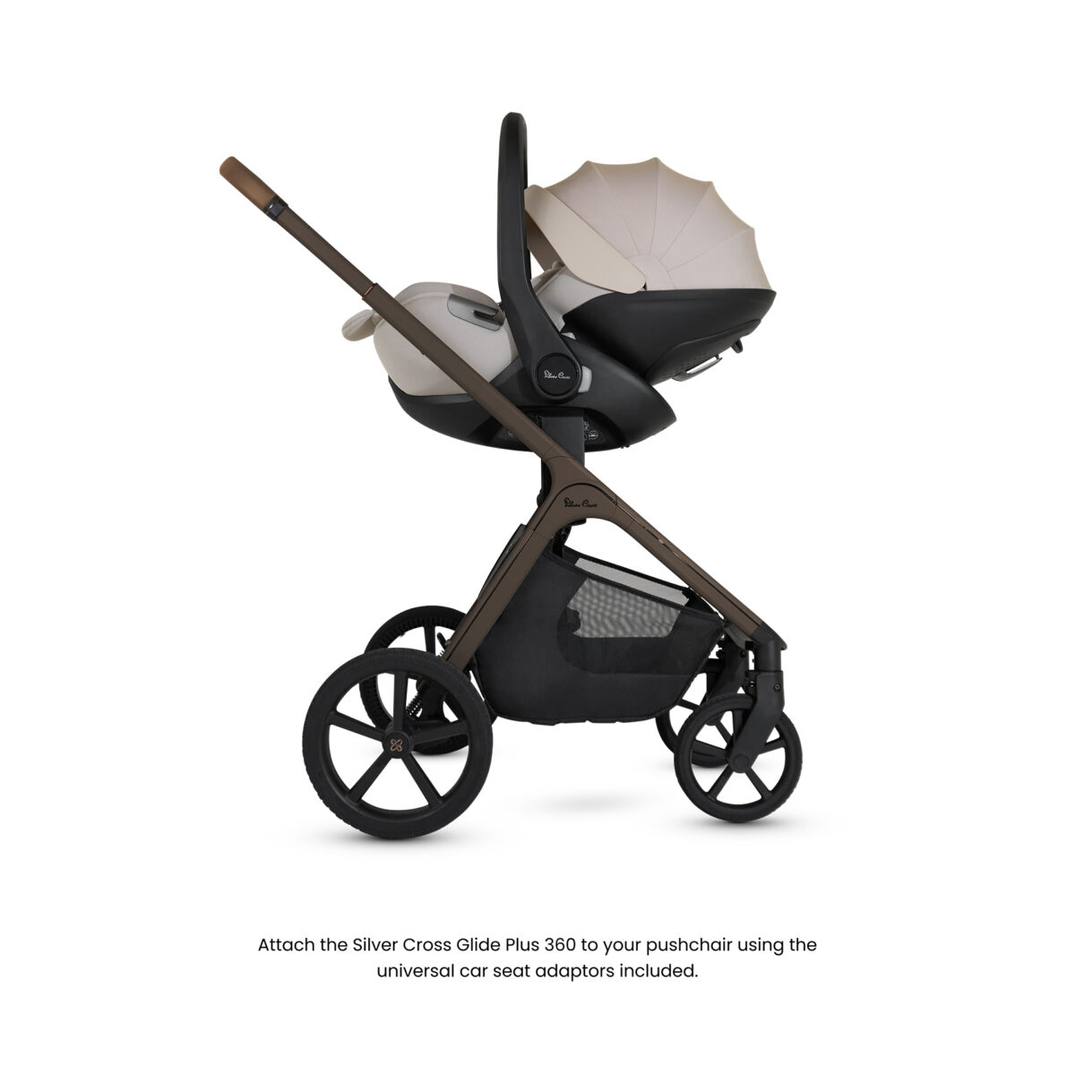 Silver Cross Cove Ultimate Travel System Bundle inc Glide Plus & Base Plus 360 – Maple 11