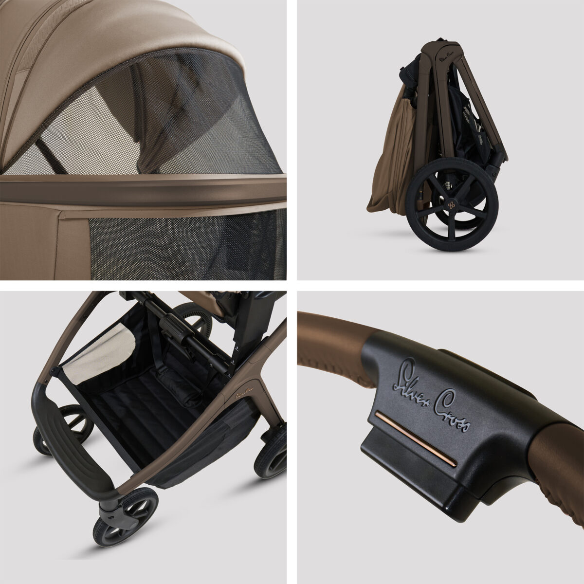 Silver Cross Cove Ultimate Travel System Bundle inc Glide Plus & Base Plus 360 – Maple 7