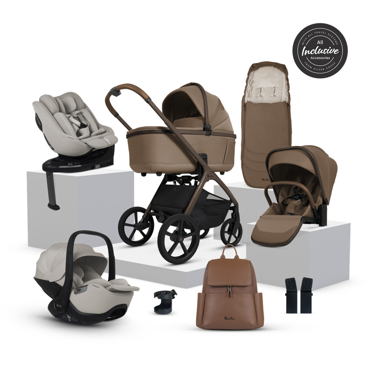 Silver Cross Cove Ultimate 360 Family Bundle inc Glide Plus, Approach Plus & Base Plus 360 – Maple 3