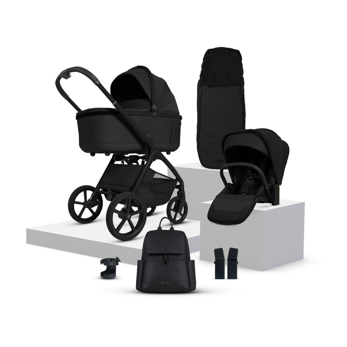 Silver Cross Cove Pushchair Bundle with Accessories – Onyx