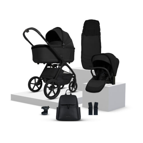 Silver Cross Cove Pushchair Bundle with Accessories – Onyx