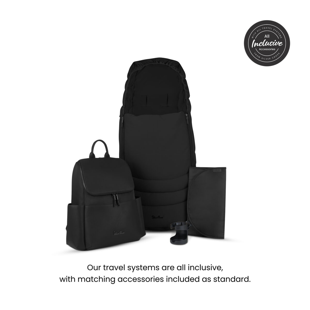 Silver Cross Cove Ultimate Travel System Bundle inc Glide Plus & Base Plus 360 – Onyx 2