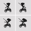 Silver Cross Cove Ultimate Travel System Bundle inc Glide Plus & Base Plus 360 – Onyx 8