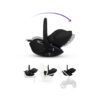 Silver Cross Cove Ultimate 360 Family Bundle inc Glide Plus, Approach Plus & Base Plus 360 – Onyx 9