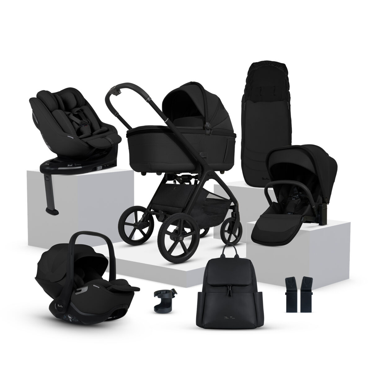 Silver Cross Cove Ultimate 360 Family Bundle inc Glide Plus, Approach Plus & Base Plus 360 – Onyx