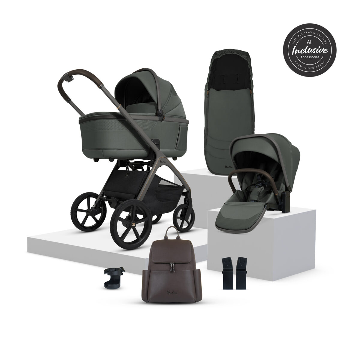 Silver Cross Cove Pushchair Bundle with Accessories – Pewter 12