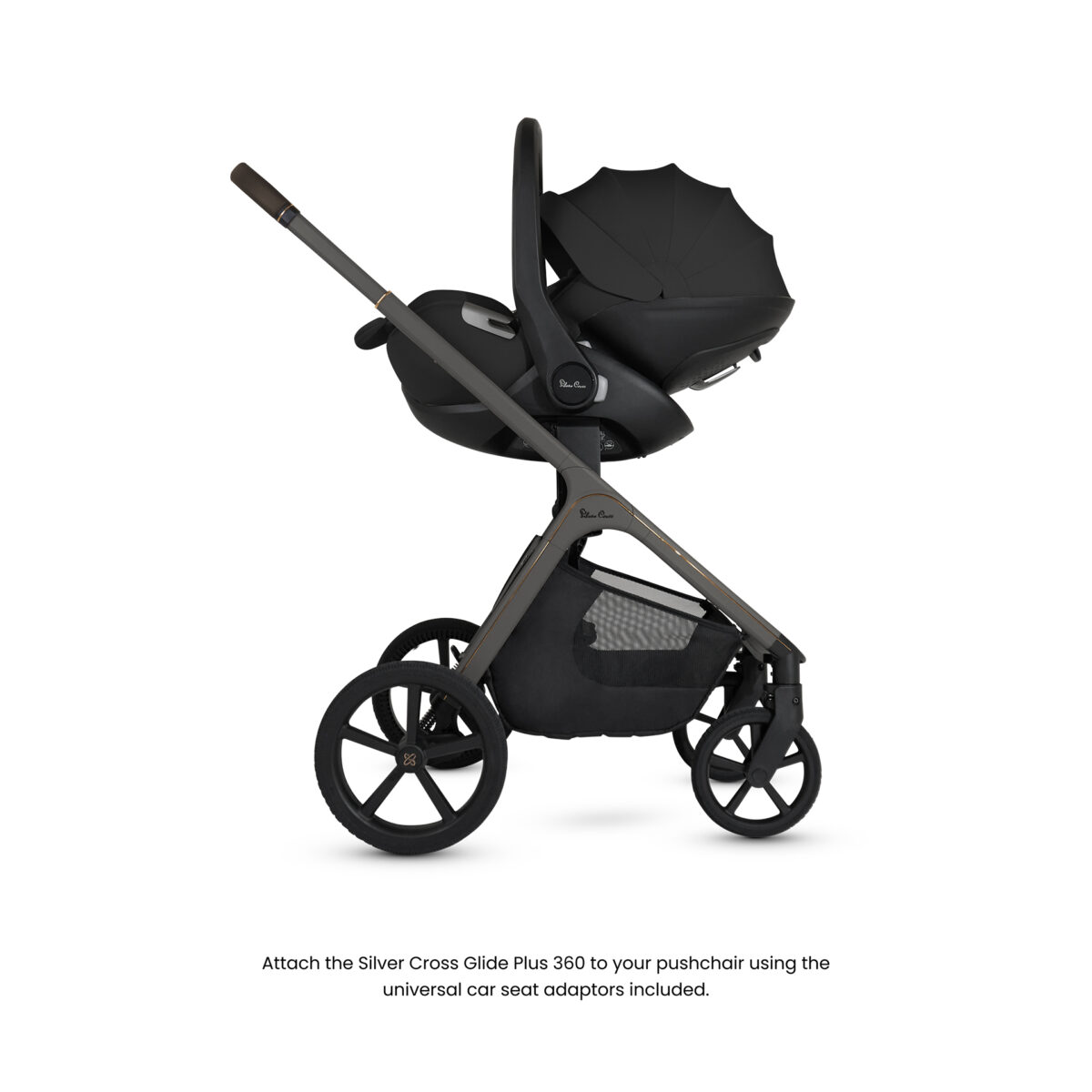 Silver Cross Cove Ultimate Travel System Bundle inc Glide Plus & Base Plus 360 – Pewter 10