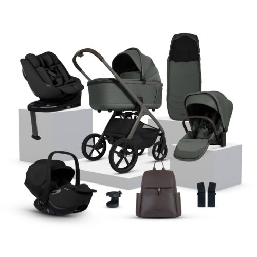 Silver Cross Cove Ultimate 360 Family Bundle inc Glide Plus, Approach Plus & Base Plus 360 – Pewter