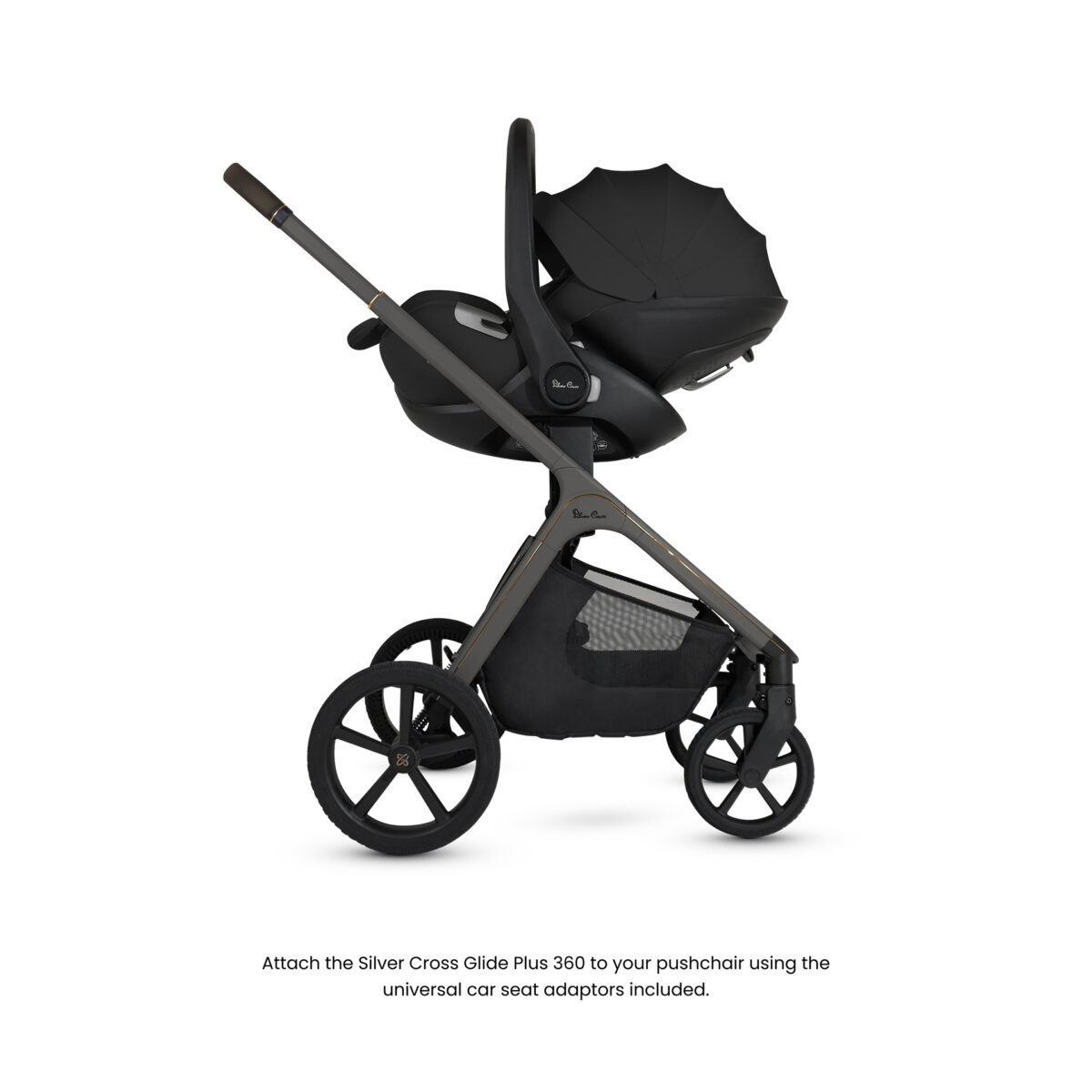 Silver Cross Cove Ultimate 360 Family Bundle inc Glide Plus, Approach Plus & Base Plus 360 – Pewter 14