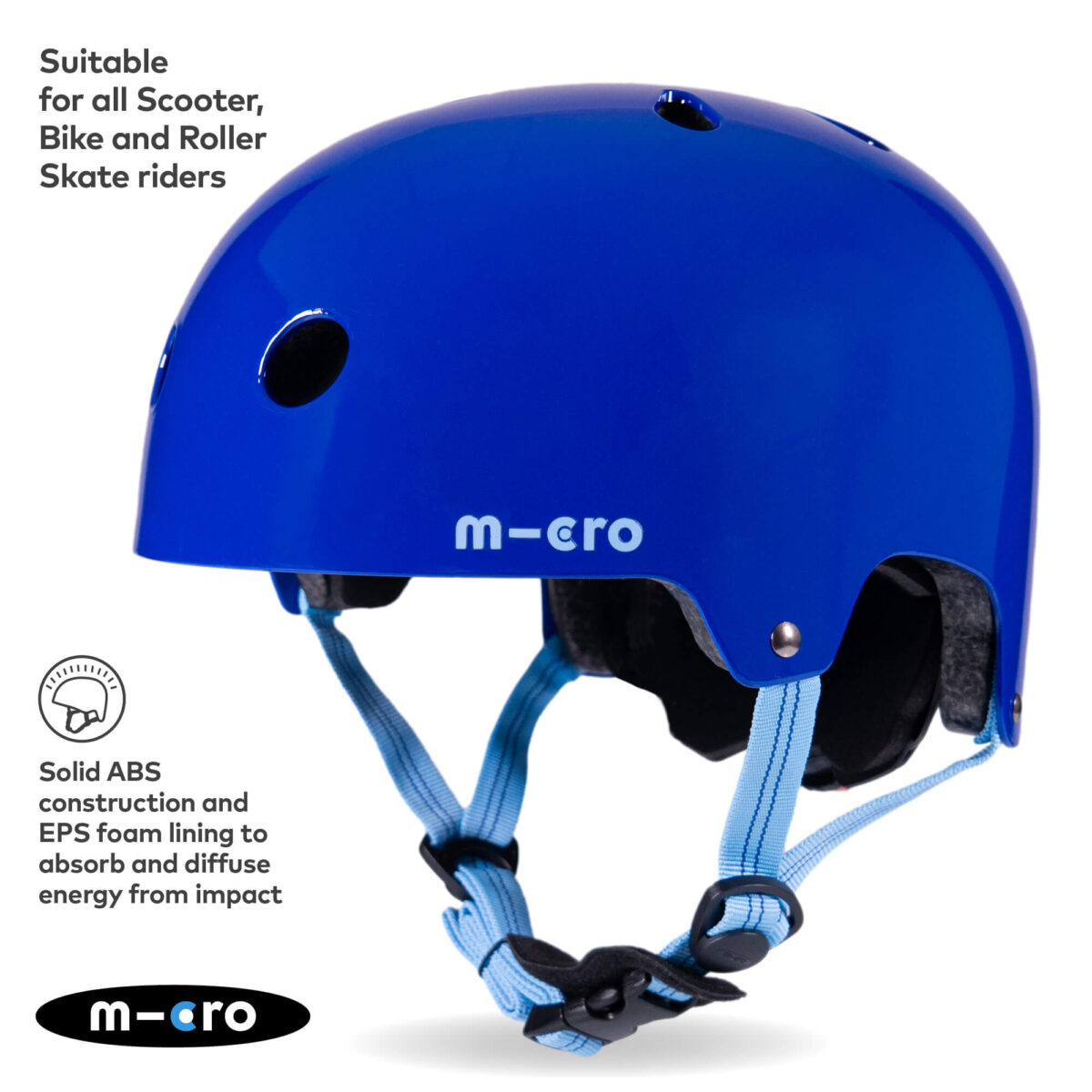 Micro Scooters Glossy Helmet | Small 48-54cm – Blue 5