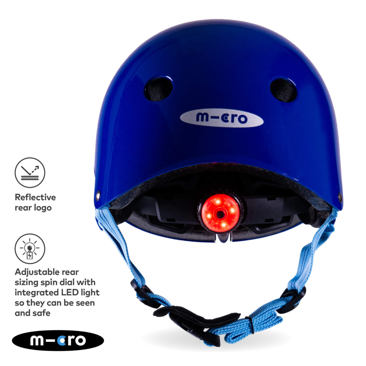 Micro Scooters Glossy Helmet | Small 48-54cm – Blue 4