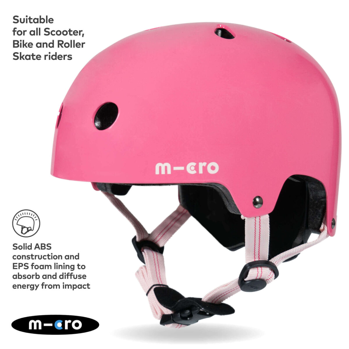 Micro Scooters Glossy Helmet | Small 48–54 cm – Pink 5