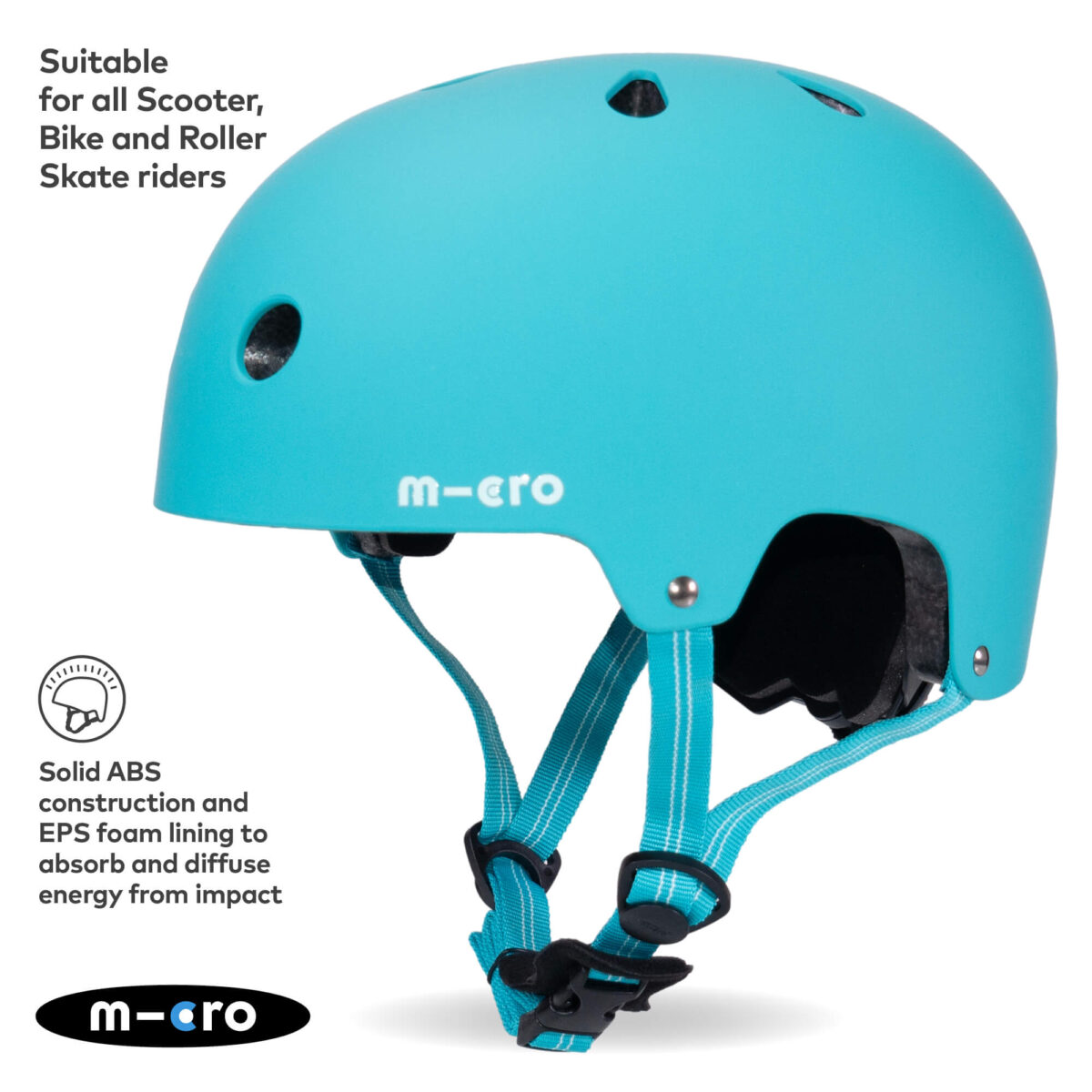 Micro Scooters Matt Helmet | Small 48–54 cm – Aqua 2