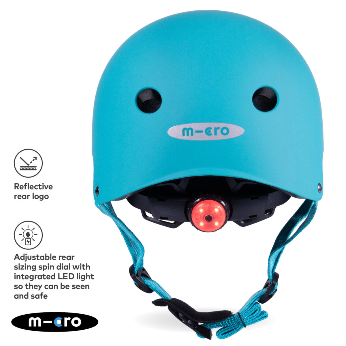 Micro Scooters Matt Helmet | Small 48–54 cm – Aqua 3