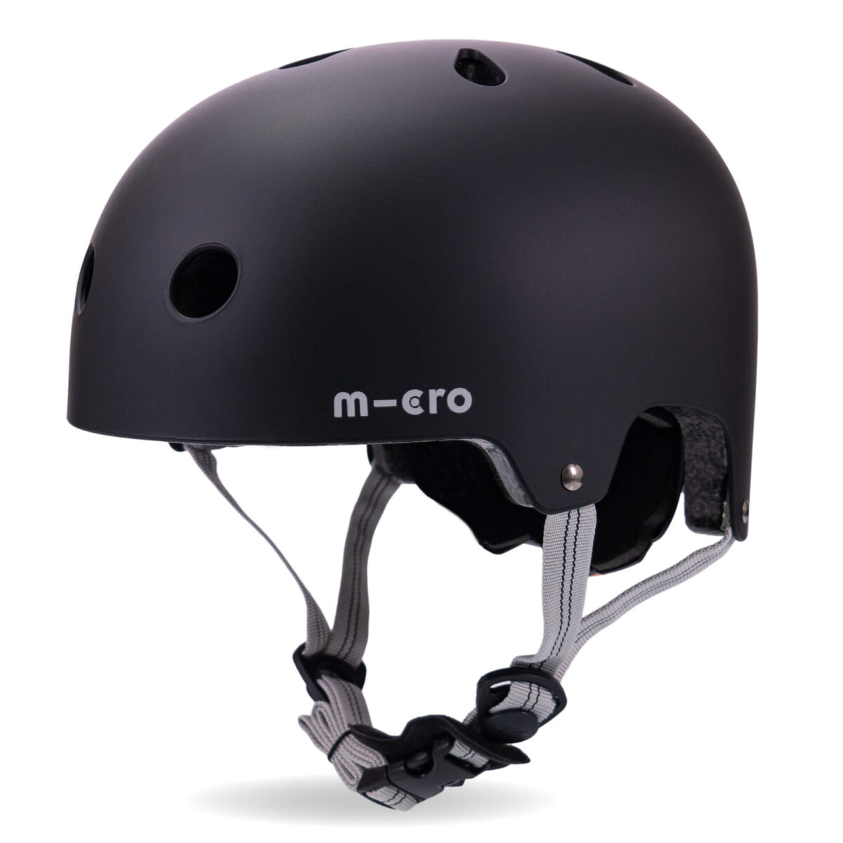 Micro Scooters Matt Helmet | Medium 55-58cm – Black