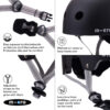 Micro Scooters Matt Helmet | Medium 55-58cm – Black 3