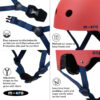 Micro Scooters Matt Helmet | Medium 55-58cm – Red 3