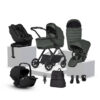 Silver Cross Reef 2 Ultimate 360 Family Bundle with Glide Plus 360, Approach Plus 360 Car Seat and ISOFIX Base - Pewter