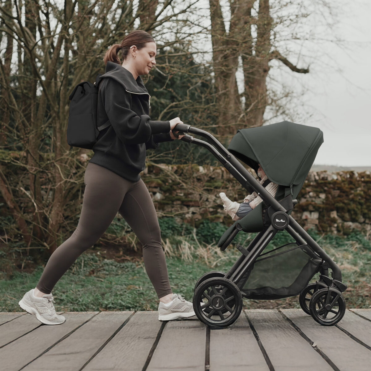 Silver Cross Reef 2 Ultimate 360 Family Bundle with Glide Plus 360, Approach Plus 360 Car Seat and ISOFIX Base - Pewter 4
