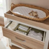 CuddleCo Ada 2 Piece Nursery Furniture Set – White & Ash | Cot Bed & Dresser Changer 5