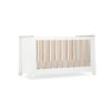 CuddleCo Ada Cot Bed – White & Ash | Converts to Toddler Bed