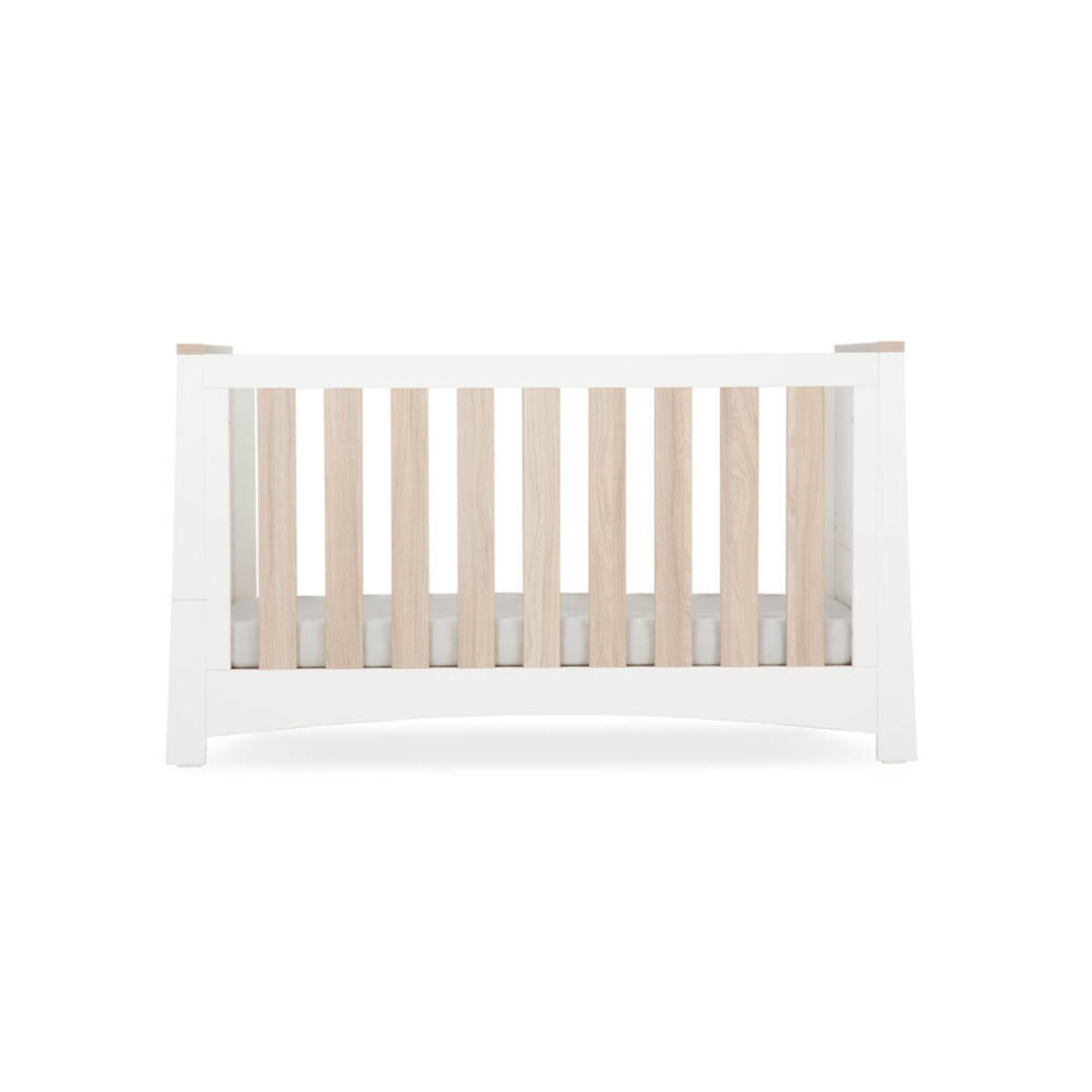 CuddleCo Ada Cot Bed – White & Ash | Converts to Toddler Bed 5