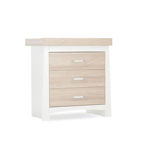 CuddleCo Ada Dresser Changer in white & ash